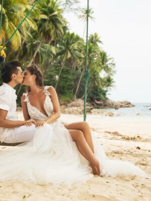Suknia ślub na plaży